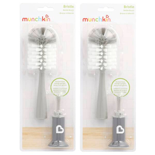 <img alt="Munchkin, Bristle,Bottle Brush, Grey, 2 Count" title="Munchkin, Bristle,Bottle Brush, Grey, 2 Count,"