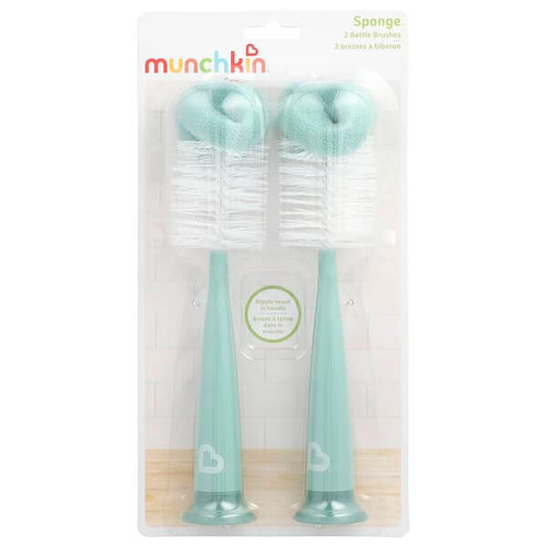 <img alt="Munchkin, Sponge, Bottle Brushes, Sage, 2 Count" title="Munchkin, Sponge, Bottle Brushes, Sage, 2 Count,"