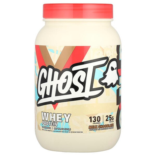 <img alt="Ghost, Whey Protein, Milk Chocolate, 2 lb (924 g)" title="Ghost, Whey Protein, Milk Chocolate, 2 lb (924 g),"