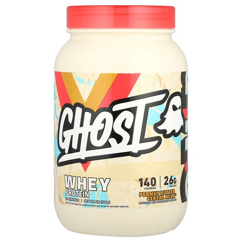 <img alt="Ghost, Whey Protein, Peanut Butter Cereal Milk, 2 lb (924 g)" title="Ghost, Whey Protein, Peanut Butter Cereal Milk, 2 lb (924 g),"