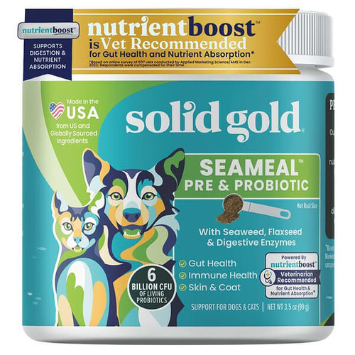 <img alt="Solid Gold, SeaMeal,Pre & Probiotic, For Dogs & Cats, 3.5 oz (99 g)" title="Solid Gold, SeaMeal,Pre & Probiotic, For Dogs & Cats, 3.5 oz (99 g),"