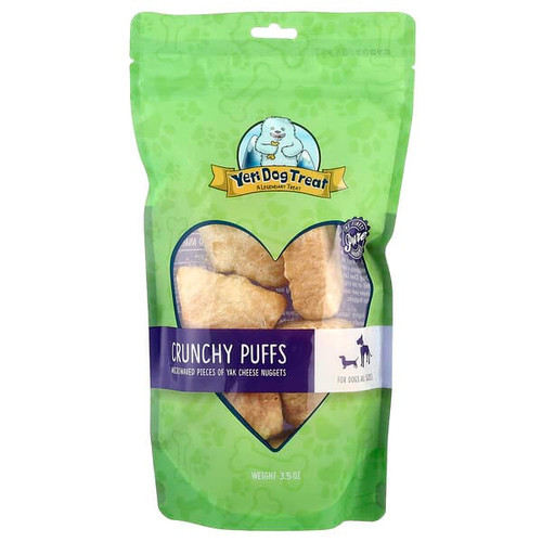 <img alt="Yeti Dog Chew, Crunchy Puffs, For Dogs, All Sizes, 3.5 oz" title="Yeti Dog Chew, Crunchy Puffs, For Dogs, All Sizes, 3.5 oz,"