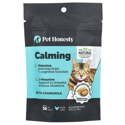 <img alt="Pet Honesty, Calming, For Cats, Chicken, 3.7 oz (100 g)" title="Pet Honesty, Calming, For Cats, Chicken, 3.7 oz (100 g),"