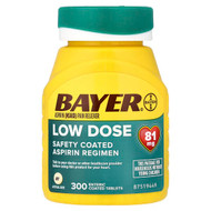 <img alt="Bayer, Aspirin Regimen, Low Dose, 81 mg, 300 Enteric Coated Tablets" title="Bayer, Aspirin Regimen, Low Dose, 81 mg, 300 Enteric Coated Tablets,"