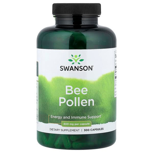 <img alt="Swanson Vitamins, Bee Pollen, 400 mg, 300 Capsules" title="Swanson Vitamins, Bee Pollen, 400 mg, 300 Capsules,"