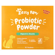 <img alt="Zesty Paws, Probiotic Powder, For Dogs, All Ages, Pumpkin, 30 Packets, 2.1 oz (60 g)" title="Zesty Paws, Probiotic Powder, For Dogs, All Ages, Pumpkin, 30 Packets, 2.1 oz (60 g),"