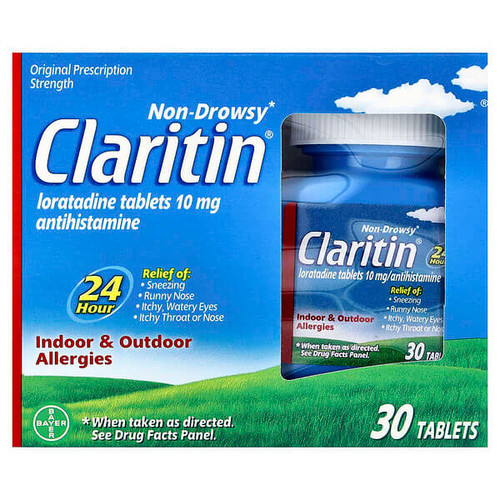 <img alt="Claritin, Non-Drowsy, Loratadine Tablets, 10 mg, 30 Tablets" title="Claritin, Non-Drowsy, Loratadine Tablets, 10 mg, 30 Tablets,"