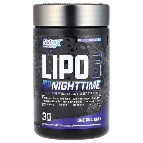 <img alt="Nutrex Research, LIPO 6, Nighttime, 30 Caps" title="Nutrex Research, LIPO 6, Nighttime, 30 Caps,"