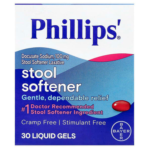 <img alt="Phillips, Stool Softener, 100 mg, 30 Liquid Gels" title="Phillips, Stool Softener, 100 mg, 30 Liquid Gels,"