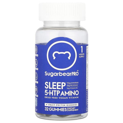 <img alt="SugarbearPro, Sleep 5-HTP Amino Gummies, 32 Gummies" title="SugarbearPro, Sleep 5-HTP Amino Gummies, 32 Gummies,"