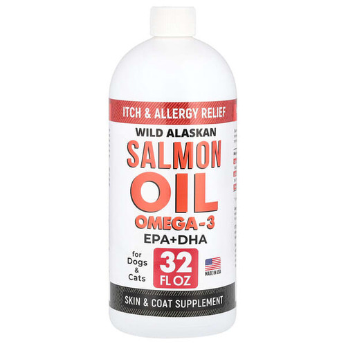 <img alt="StrellaLab, Wild Alaskan Salmon Oil Omega-3, For Dogs & Cats, 32 fl oz" title="StrellaLab, Wild Alaskan Salmon Oil Omega-3, For Dogs & Cats, 32 fl oz,"