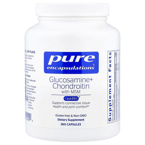 <img alt="Pure Encapsulations, Glucosamine + Chondroitin With MSM, 360 Capsules" title="Pure Encapsulations, Glucosamine + Chondroitin With MSM, 360 Capsules,"