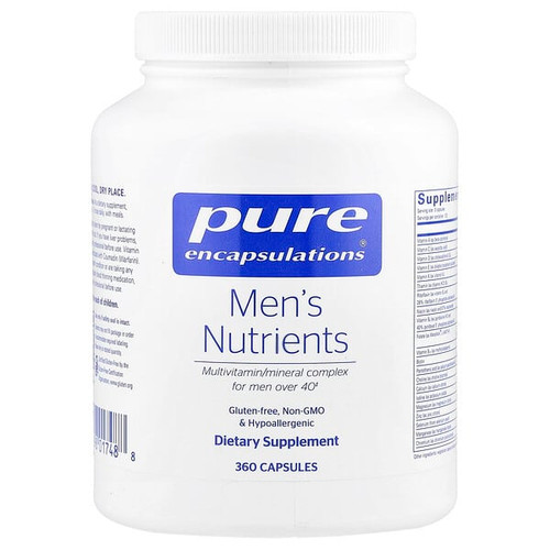<img alt="Pure Encapsulations, Mens Nutrients, Multivitamin-Mineral Complex For Men Over 40, 360 Capsules" title="Pure Encapsulations, Mens Nutrients, Multivitamin-Mineral Complex For Men Over 40, 360 Capsules,"