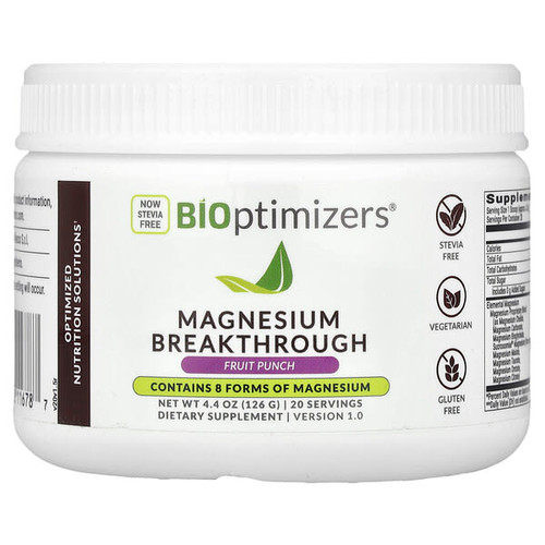 <img alt="BIOptimizers, Magnesium Breakthrough, Fruit Punch, 4.4 oz (126 g)" title="BIOptimizers, Magnesium Breakthrough, Fruit Punch, 4.4 oz (126 g),"