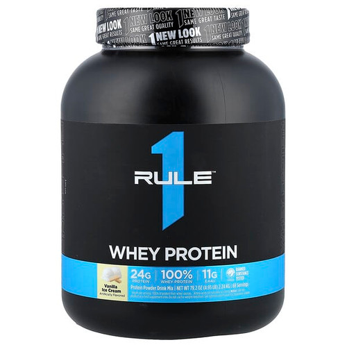 <img alt="Rule One Proteins, Whey Protein, Vanilla Ice Cream, 4.95 lb (2.24 kg)" title="Rule One Proteins, Whey Protein, Vanilla Ice Cream, 4.95 lb (2.24 kg),"