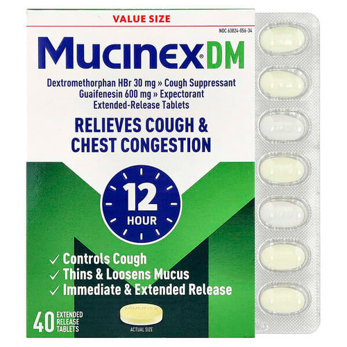 <img alt="Mucinex, Mucinex DM, 40 Extended-Release Bi-Layer Tablets" title="Mucinex, Mucinex DM, 40 Extended-Release Bi-Layer Tablets,"