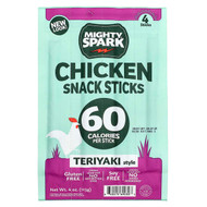 <img alt="Mighty Spark, Chicken Snack Sticks, Teriyaki Style, 4 Sticks" title="Mighty Spark, Chicken Snack Sticks, Teriyaki Style, 4 Sticks,"