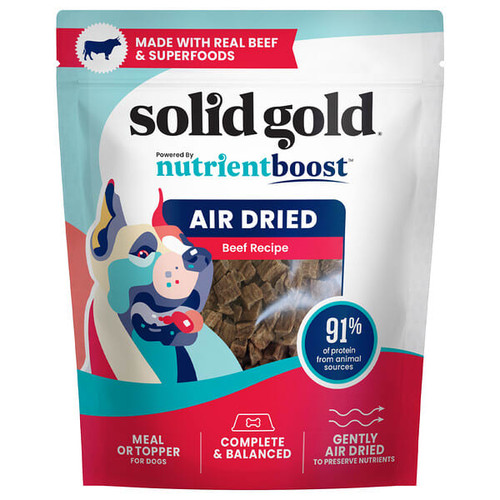 <img alt="Solid Gold, Air Dried Meal or Topper, For Dogs, Beef Recipe, 4 oz (113 g)" title="Solid Gold, Air Dried Meal or Topper, For Dogs, Beef Recipe, 4 oz (113 g),"