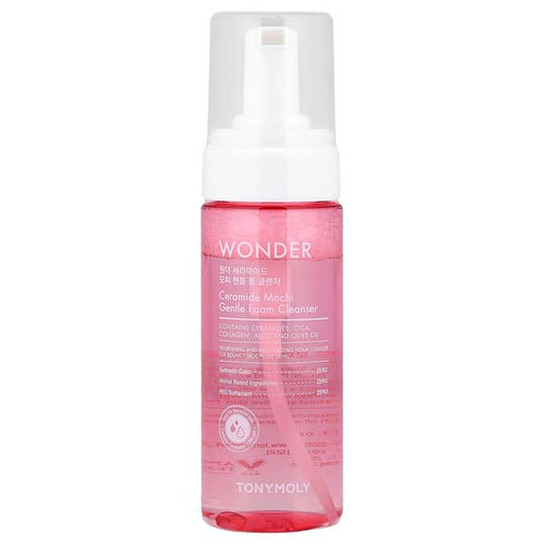 <img alt="TonyMoly, Wonder, Ceramide Mochi Gentle Foam Cleanser, 5.07 fl oz (150 ml)" title="TonyMoly, Wonder, Ceramide Mochi Gentle Foam Cleanser, 5.07 fl oz (150 ml),"