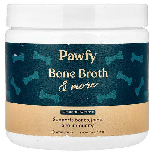 <img alt="Pawfy, Bone Broth & More, 5.3 oz (150 g)" title="Pawfy, Bone Broth & More, 5.3 oz (150 g),"