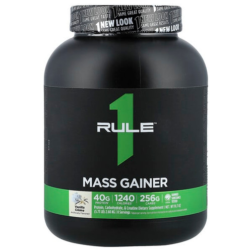 <img alt="Rule One Proteins, Mass Gainer, Vanilla Creme, 5.73 lb (2.6 kg)" title="Rule One Proteins, Mass Gainer, Vanilla Creme, 5.73 lb (2.6 kg),"