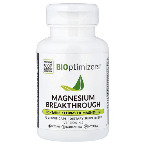 <img alt="BIOptimizers, Magnesium Breakthrough, 50 Veggie Caps" title="BIOptimizers, Magnesium Breakthrough, 50 Veggie Caps,"