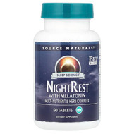<img alt="Source Naturals, Sleep Science, NightRest,With Melatonin, 50 Tablets" title="Source Naturals, Sleep Science, NightRest,With Melatonin, 50 Tablets,"