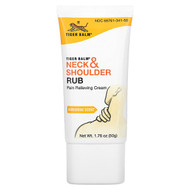 <img alt="Tiger Balm, Neck & Shoulder Rub, Pain Relieving Cream, Vanishing Scent, 1.76 oz (50 g)" title="Tiger Balm, Neck & Shoulder Rub, Pain Relieving Cream, Vanishing Scent, 1.76 oz (50 g),"