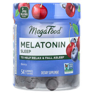 <img alt="MegaFood, Melatonin Sleep Gummies, Berry, 54 Gummies" title="MegaFood, Melatonin Sleep Gummies, Berry, 54 Gummies,"
