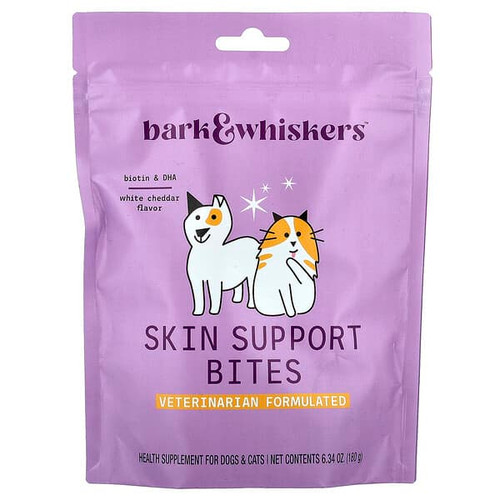 <img alt="Dr. Mercola, Skin Support Bites, For Dogs & Cats, White Cheddar , 6.34 oz (180 g)" title="Dr. Mercola, Skin Support Bites, For Dogs & Cats, White Cheddar , 6.34 oz (180 g),"