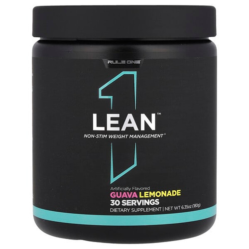 <img alt="Rule One Proteins, Lean, Non-Stim Weight Management, Guava Lemonade, 6.35 oz (180 g)" title="Rule One Proteins, Lean, Non-Stim Weight Management, Guava Lemonade, 6.35 oz (180 g),"