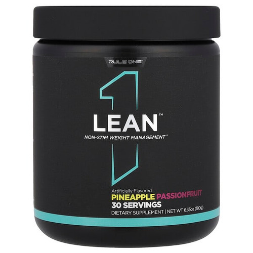 <img alt="Rule One Proteins, Lean, Non-Stim Weight Management, Pineapple Passionfruit, 6.35 oz (180 g)" title="Rule One Proteins, Lean, Non-Stim Weight Management, Pineapple Passionfruit, 6.35 oz (180 g),"
