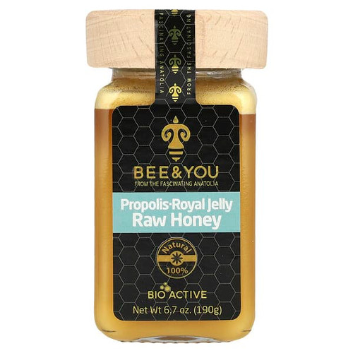 <img alt="Bee & You, Propolis Royal Jelly, Raw Honey, 6.7 oz (190 g)" title="Bee & You, Propolis Royal Jelly, Raw Honey, 6.7 oz (190 g),"