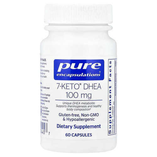 <img alt="Pure Encapsulations, 7-Keto DHEA, 100 mg, 60 Capsules" title="Pure Encapsulations, 7-Keto DHEA, 100 mg, 60 Capsules,"