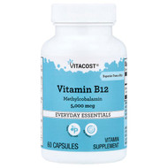 <img alt="Vitacost, Vitamin B12, 5,000 mcg, 60 Capsules" title="Vitacost, Vitamin B12, 5,000 mcg, 60 Capsules,"