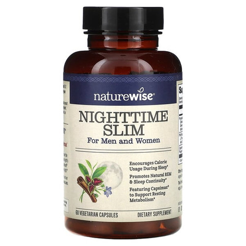 <img alt="NatureWise, NightTime Slim, For Men and Women, 60 Vegetarian Capsules" title="NatureWise, NightTime Slim, For Men and Women, 60 Vegetarian Capsules,"