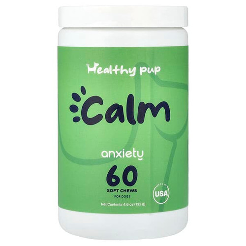 <img alt="Healthy Pup, Calm, Anxiety, For Dogs, 60 Soft Chews, 4.6 oz (132 g)" title="Healthy Pup, Calm, Anxiety, For Dogs, 60 Soft Chews, 4.6 oz (132 g),"