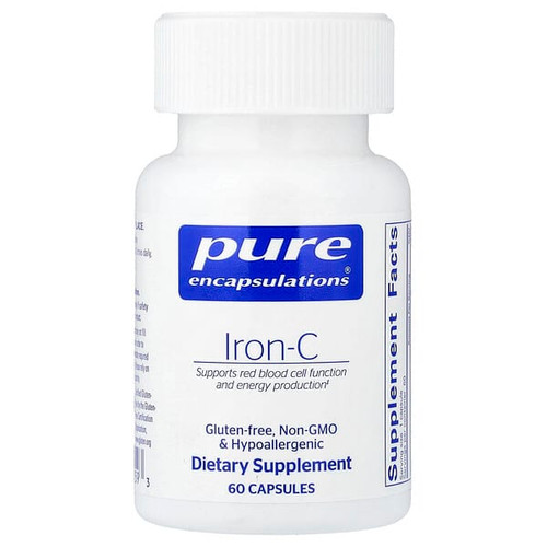 <img alt="Pure Encapsulations, Iron-C, 60 Capsules" title="Pure Encapsulations, Iron-C, 60 Capsules,"