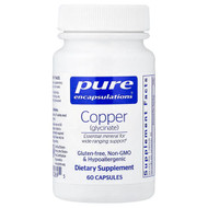 <img alt="Pure Encapsulations, Copper (Glycinate), 60 Capsules (2 mg per Capsule)" title="Pure Encapsulations, Copper (Glycinate), 60 Capsules (2 mg per Capsule),"