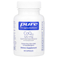 <img alt="Pure Encapsulations, CoQ10, 120 mg, 60 Capsules" title="Pure Encapsulations, CoQ10, 120 mg, 60 Capsules,"