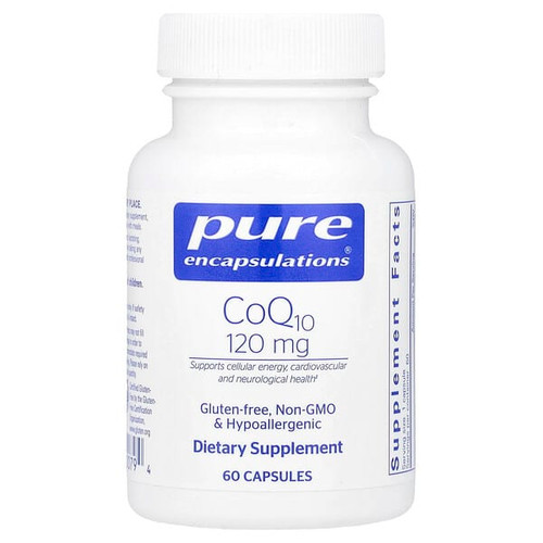 <img alt="Pure Encapsulations, CoQ10, 120 mg, 60 Capsules" title="Pure Encapsulations, CoQ10, 120 mg, 60 Capsules,"