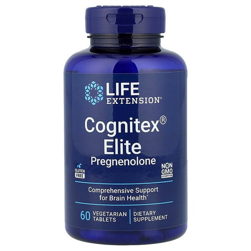 <img alt="Life Extension, Cognitex Elite, Pregnenolone, 60 Vegetarian Tablets" title="Life Extension, Cognitex Elite, Pregnenolone, 60 Vegetarian Tablets,"