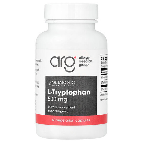 <img alt="Metabolic Maintenance, L-Tryptophan, 60 Vegetarian Capsules" title="Metabolic Maintenance, L-Tryptophan, 60 Vegetarian Capsules,"