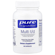 <img alt="Pure Encapsulations, Multi T-D, 60 Capsules" title="Pure Encapsulations, Multi T-D, 60 Capsules,"