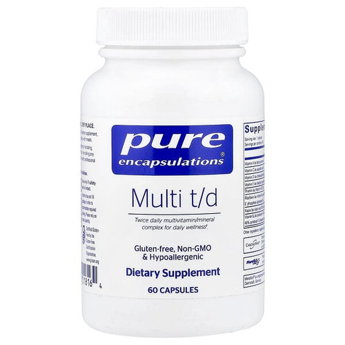 <img alt="Pure Encapsulations, Multi T-D, 60 Capsules" title="Pure Encapsulations, Multi T-D, 60 Capsules,"