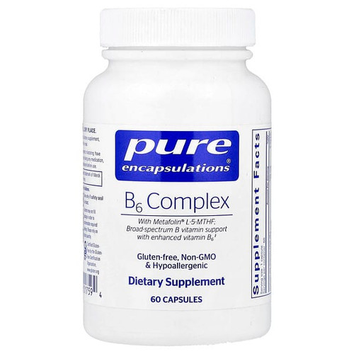 <img alt="Pure Encapsulations, B6 Complex, 60 Capsules" title="Pure Encapsulations, B6 Complex, 60 Capsules,"