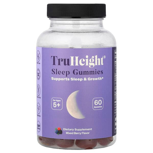 <img alt="TruHeight, Sleep Gummies, For Age 5+, Mixed Berry, 60 Gummies" title="TruHeight, Sleep Gummies, For Age 5+, Mixed Berry, 60 Gummies,"