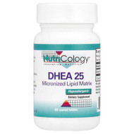 <img alt="Nutricology, DHEA 25, 25 mg, 60 Scored Tablets" title="Nutricology, DHEA 25, 25 mg, 60 Scored Tablets,"