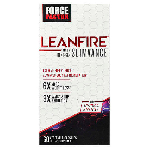 <img alt="Force Factor, LeanFire with Next-Gen Slimvance, 60 Vegetable Capsules" title="Force Factor, LeanFire with Next-Gen Slimvance, 60 Vegetable Capsules,"