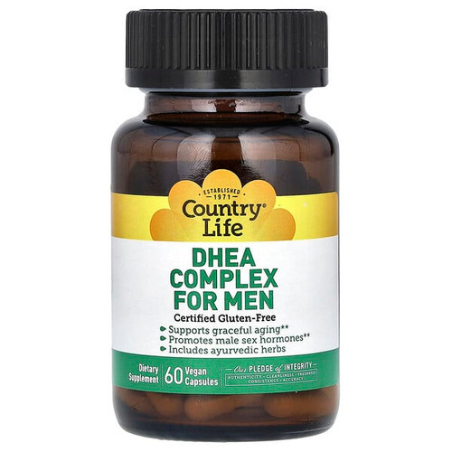 <img alt="Country Life, DHEA Complex for Men, 60 Vegan Capsules" title="Country Life, DHEA Complex for Men, 60 Vegan Capsules,"